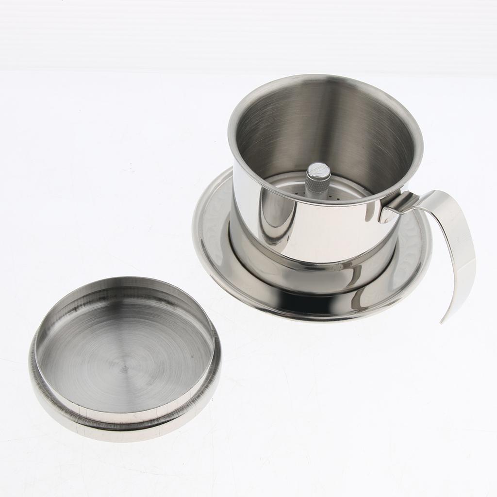 Stainless Steel Portable Coffee Percolator Cup Coffee Brewing Pot