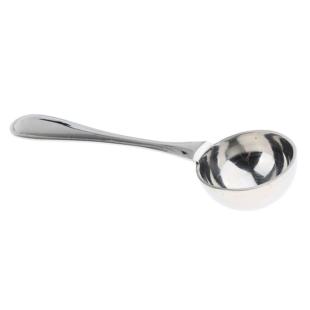 Stainless Steel Coffee Spoon Condiment Scoop Dessert Ladle 14cm