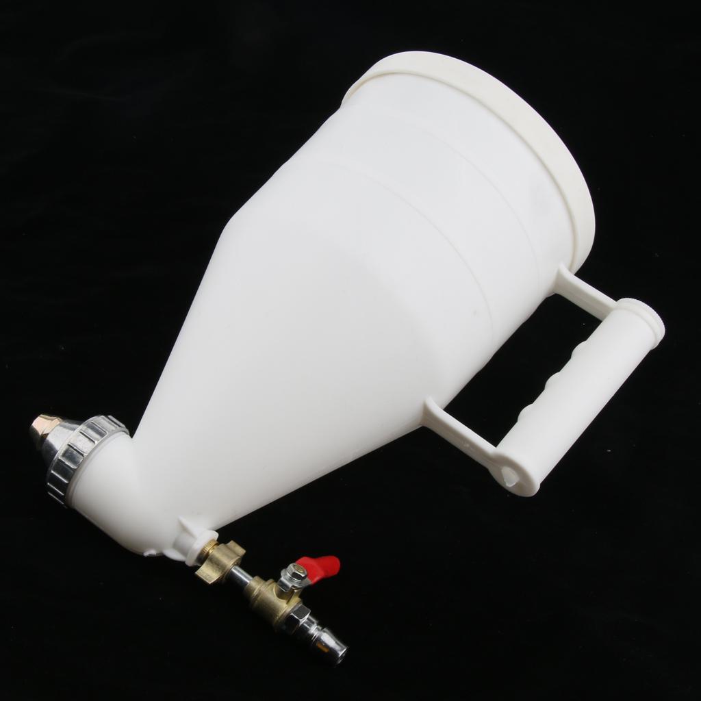 3.5L Pneumatic Air Spray Gun Tool Gravity Feed HVLP Paint Sprayer Plastic