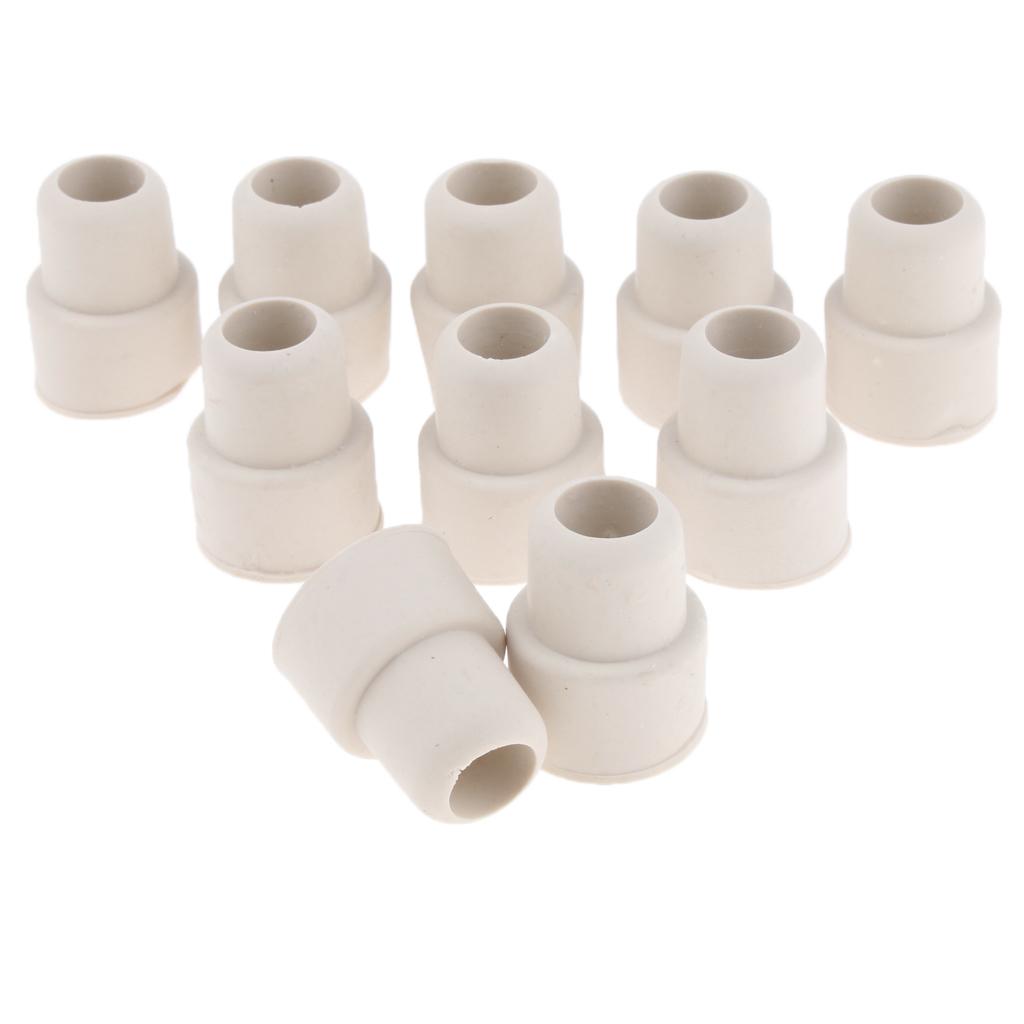 10 Pieces Rubber Bottle Stopper Bung Flask Test Tube Plugs 14mm