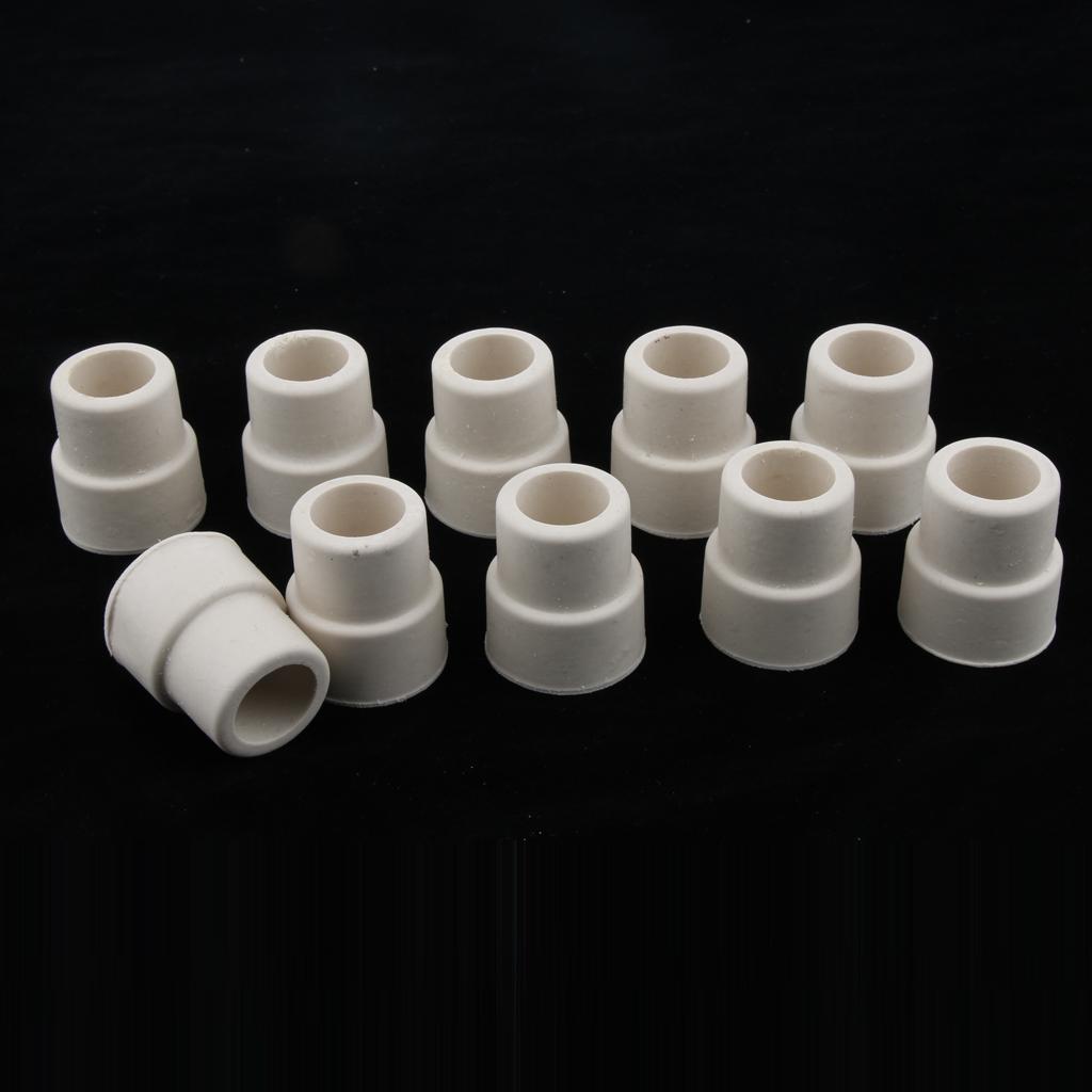 10 Pieces Rubber Bottle Stopper Bung Flask Test Tube Plugs 24mm