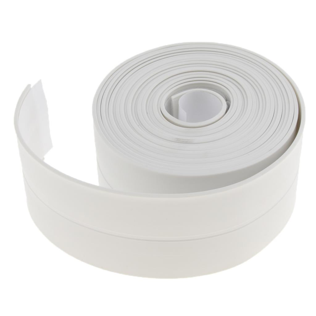 3.2m/10.50ft Kitchen Bathroom Waterproof Mold Proof Self Adhesive Wall PVC Sealing Tape, Long Lasting