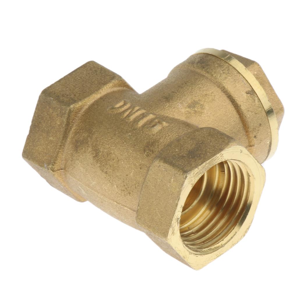 Horizontal Female Thread Brass Single Way Check Valve DN15- 1-2 inch