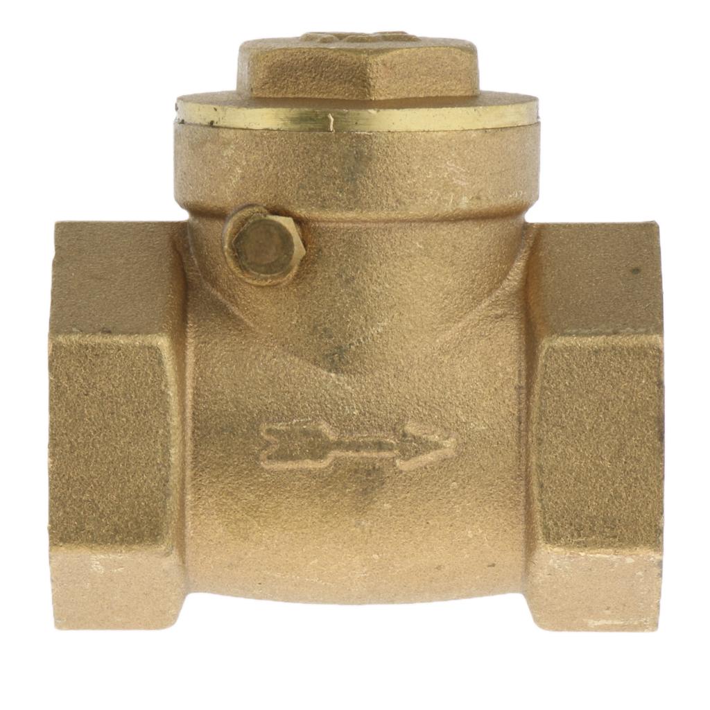 Horizontal Female Thread Brass Single Way Check Valve DN20-3/4inch