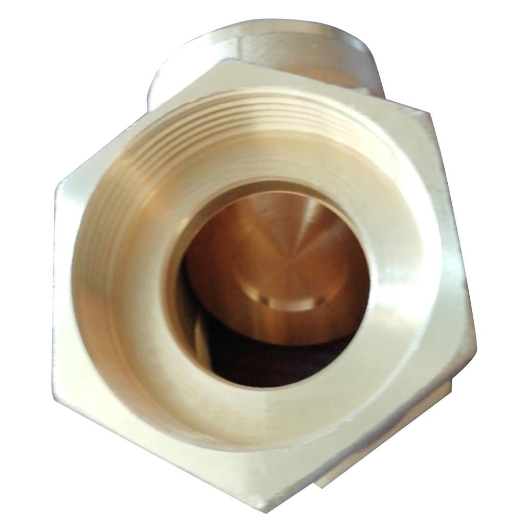 Horizontal Female Thread Brass Single Way Check Valve DN50, 2inch