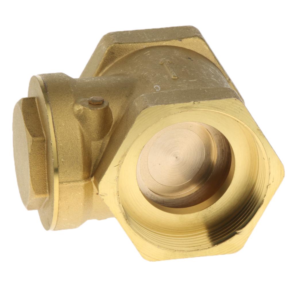 Horizontal Female Thread Brass Single Way Check Valve DN40-1.5inch