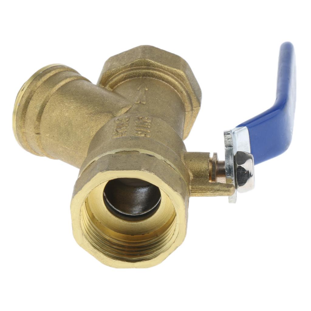 1" Brass Ball Valve Shut Off Female Thread with Filter Strainer DN25