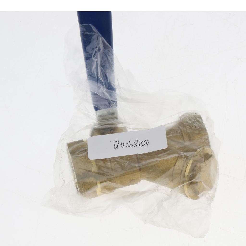 1" Brass Ball Valve Shut Off Female Thread with Filter Strainer DN25