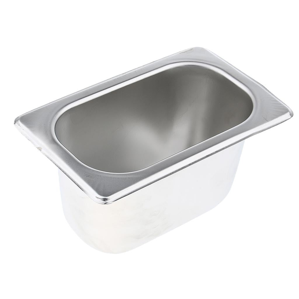 1Pc Special Steam Table Pan 1/9 Size 10cm Deep Stainless Steel