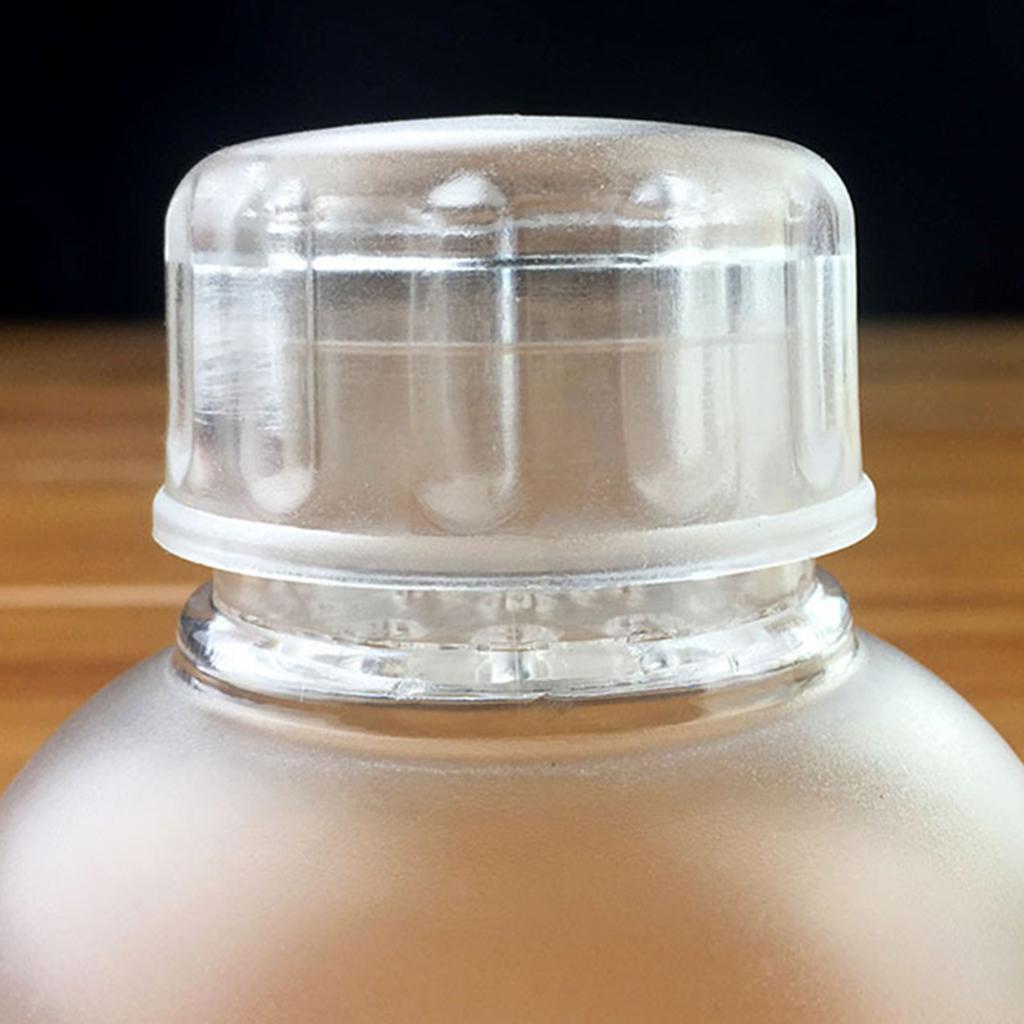 Plastic Cocktail Shaker Bar Transparent Lid Cap No Rust Milk Tea Shaker Tool