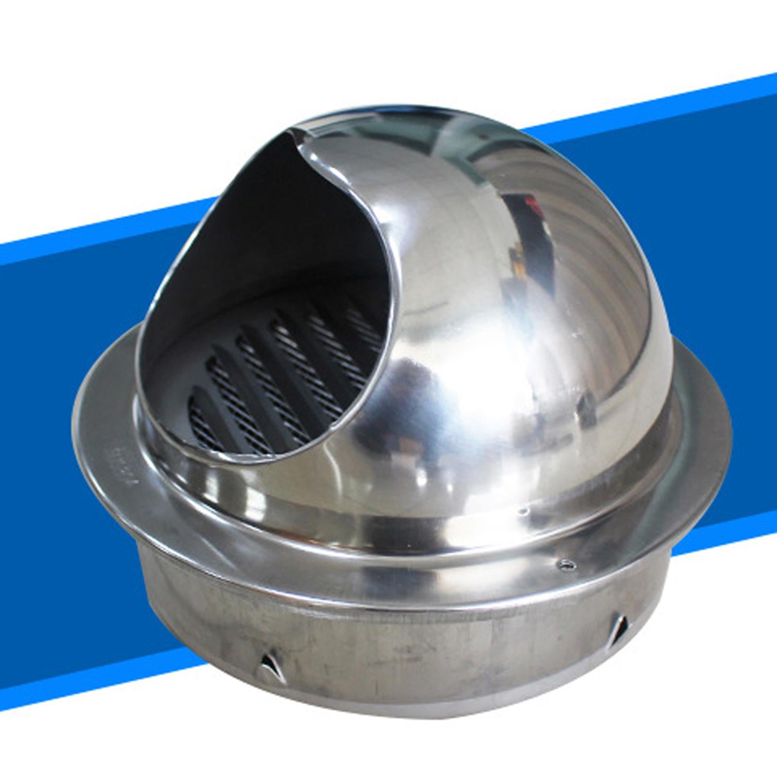 Ball Air Vent Cover Grille Outlet Exhaust Port, Stainless Steel 100mm