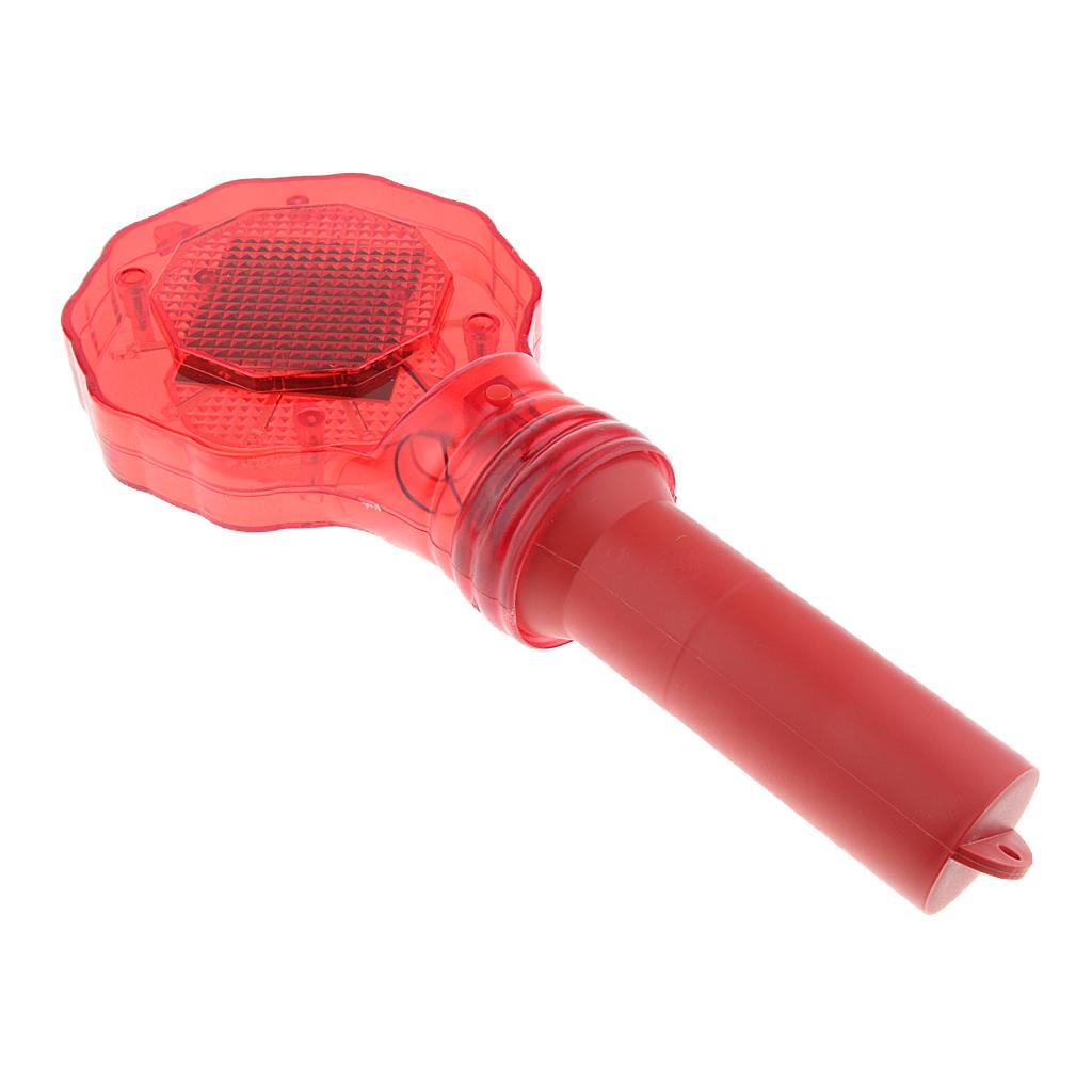 Red Stop Sign With Handle Roadway Display Parking Flashing LED Wand, low power consumption