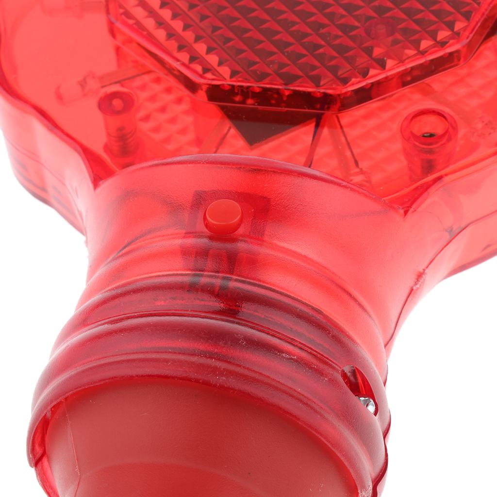 Red Stop Sign With Handle Roadway Display Parking Flashing LED Wand, low power consumption