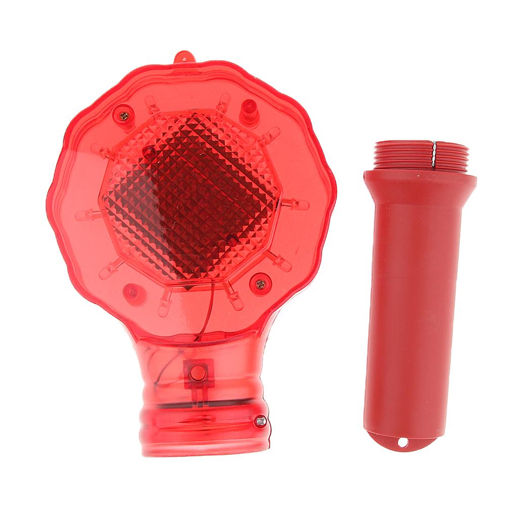 Red Stop Sign With Handle Roadway Display Parking Flashing LED Wand, low power consumption