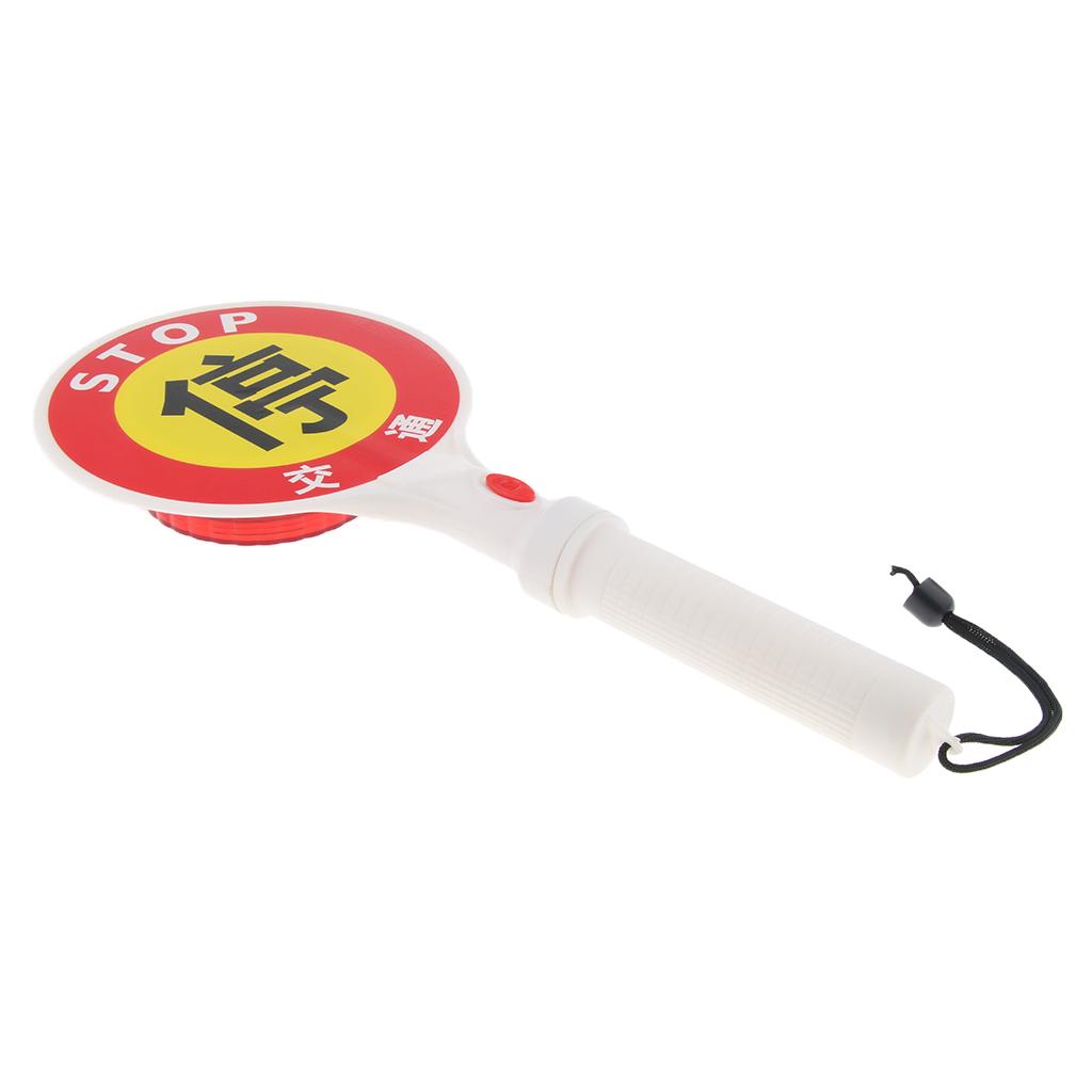 Stop Sign With Handle Roadway Display Parking Flashing LED Wand, low power consumption