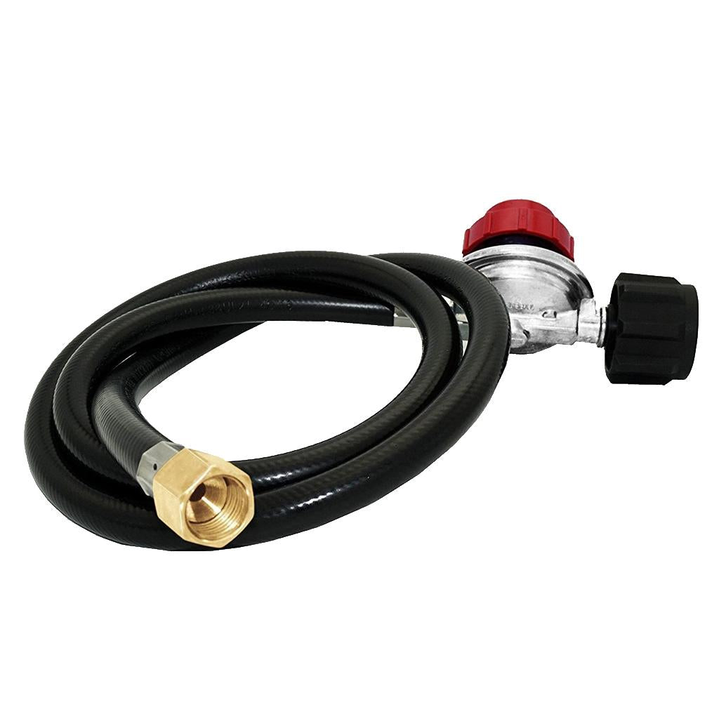 High Pressure Propane 0-30 PSI Adjustable Regulator with 4' QCC1/Type1 Hose