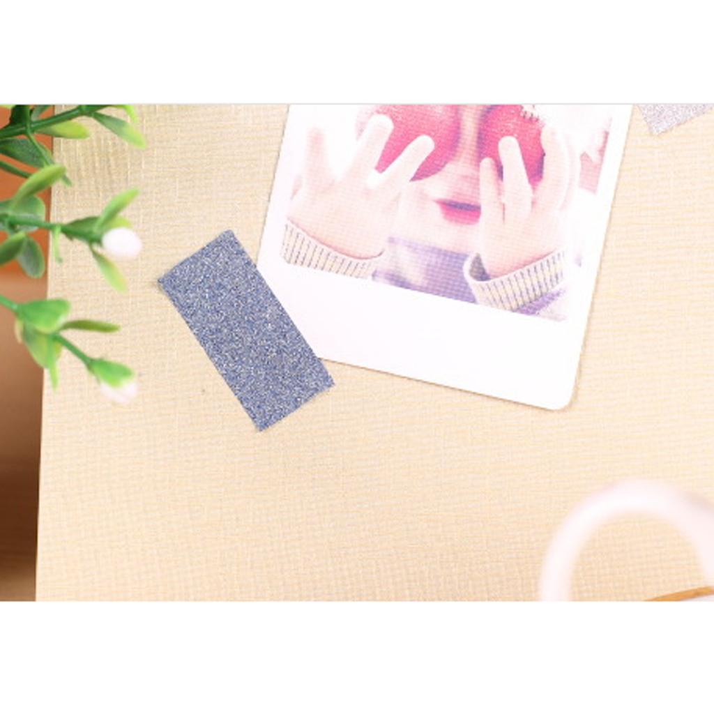 Glitter Tape Shiny Colored Masking Tape Sticky Adhesive DIY Tape Pure Color