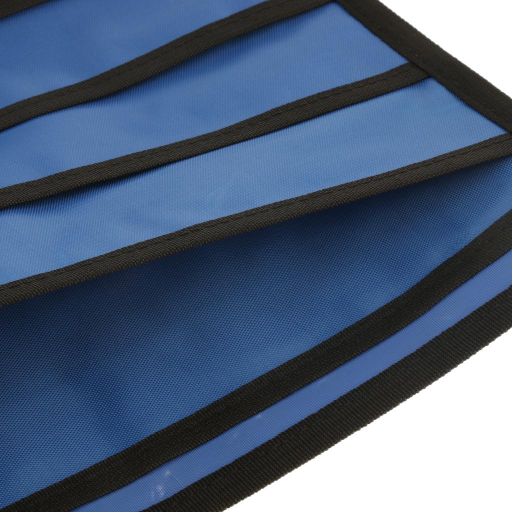 Desk Pocket Organizer Bedside Storage Bag Oxford Cloth Book Student Blue