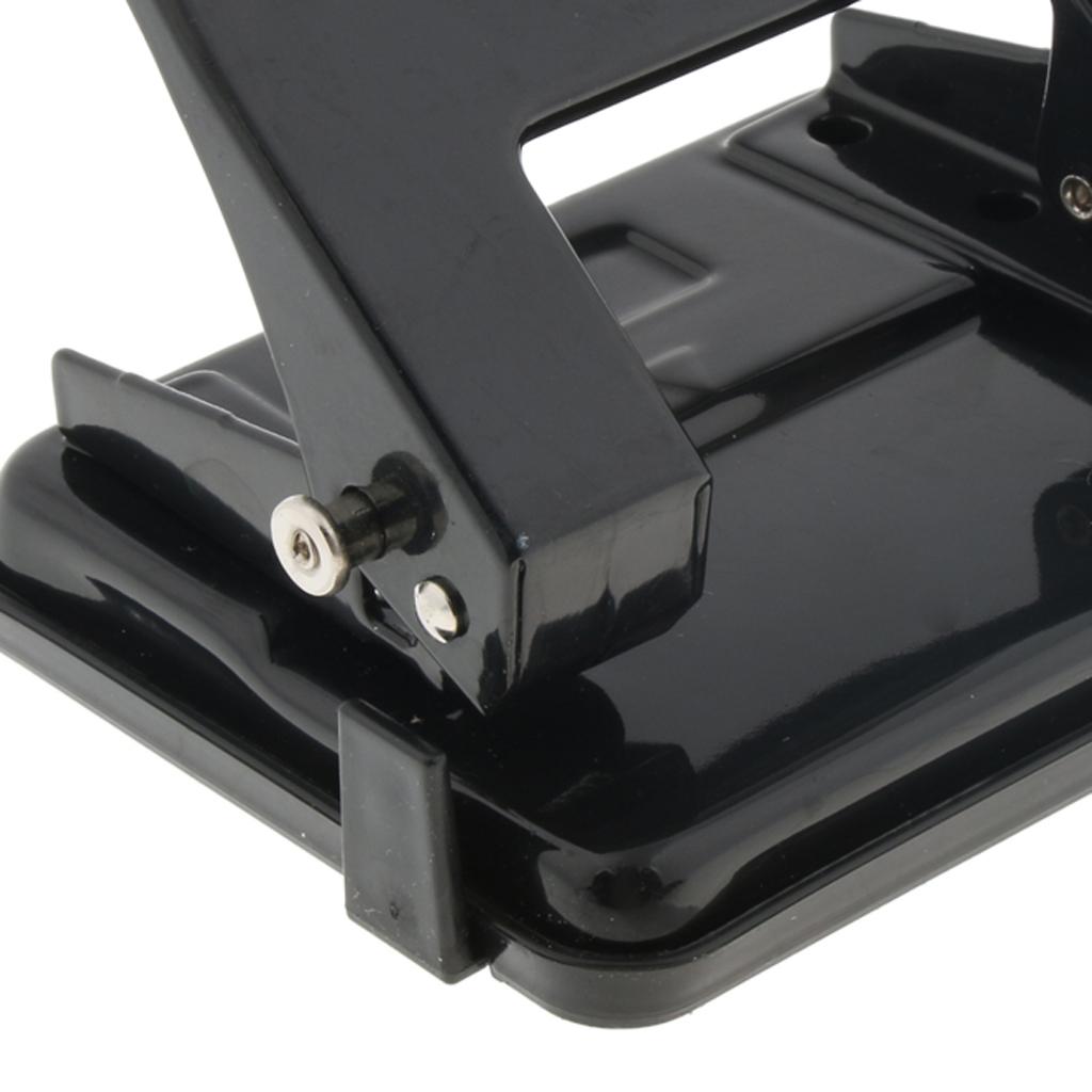 2-Hole Punch, Durable and Stable, Card Punching - Black