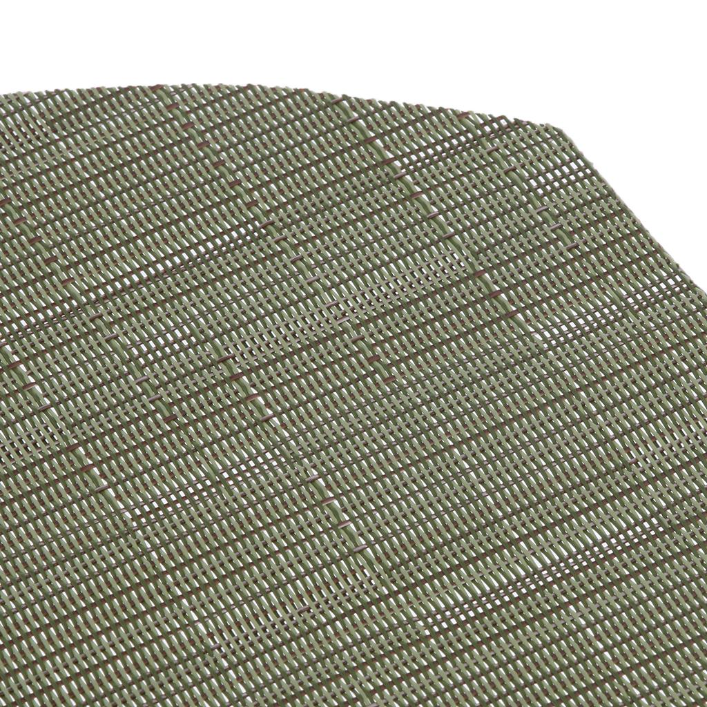 Semi-Circle Placemat Pad Table Coaster Bowl Mat Heat Resistant  Green
