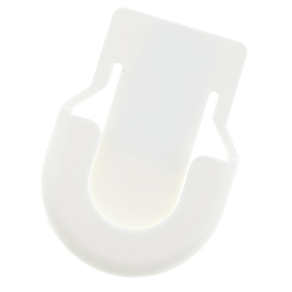 Universal Plastic Hip Clip Belt Clip Stethoscopes Holder Medical Care, White, 3.35 x 2.44 x 0.31 Inch