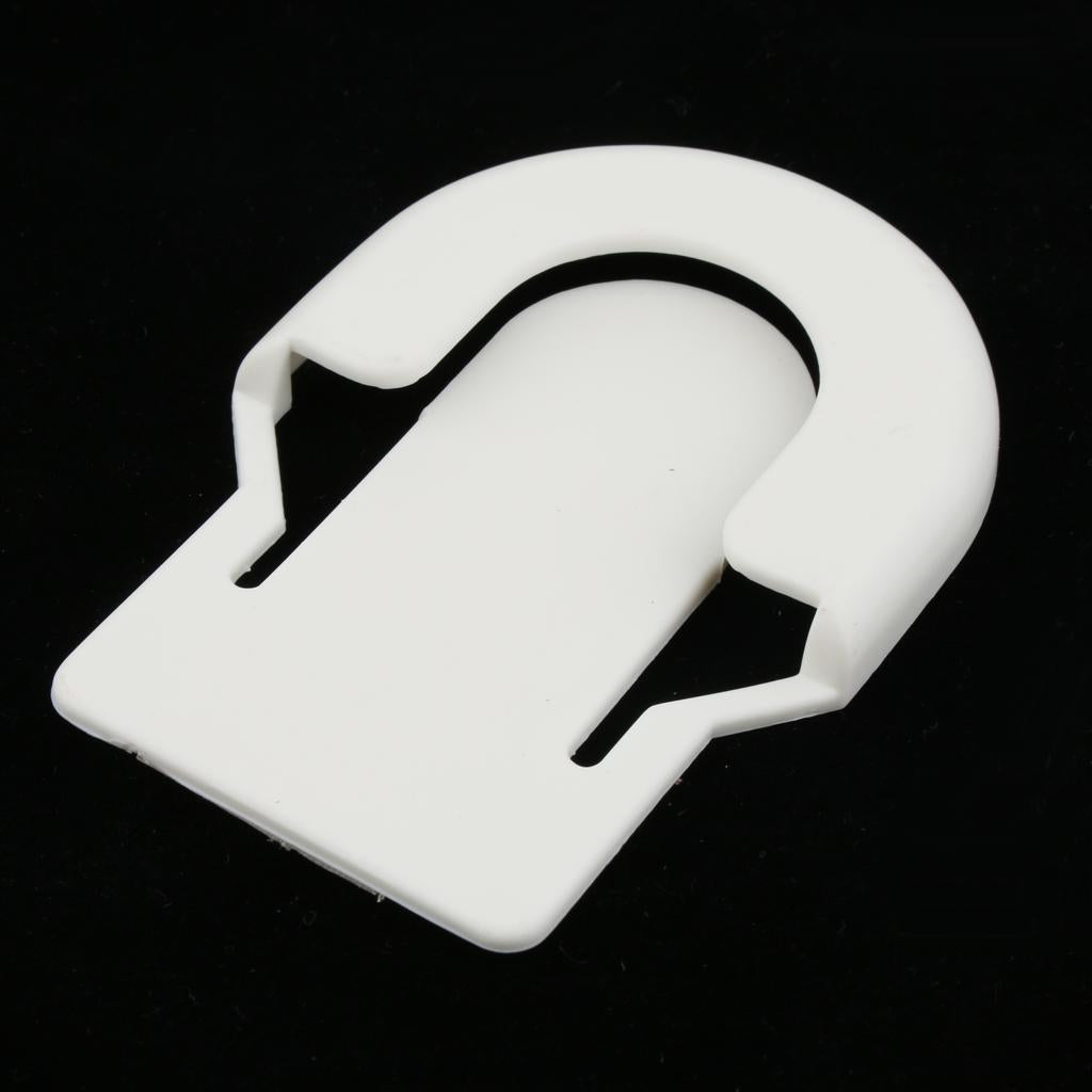 Universal Plastic Hip Clip Belt Clip Stethoscopes Holder Medical Care, White, 3.35 x 2.44 x 0.31 Inch