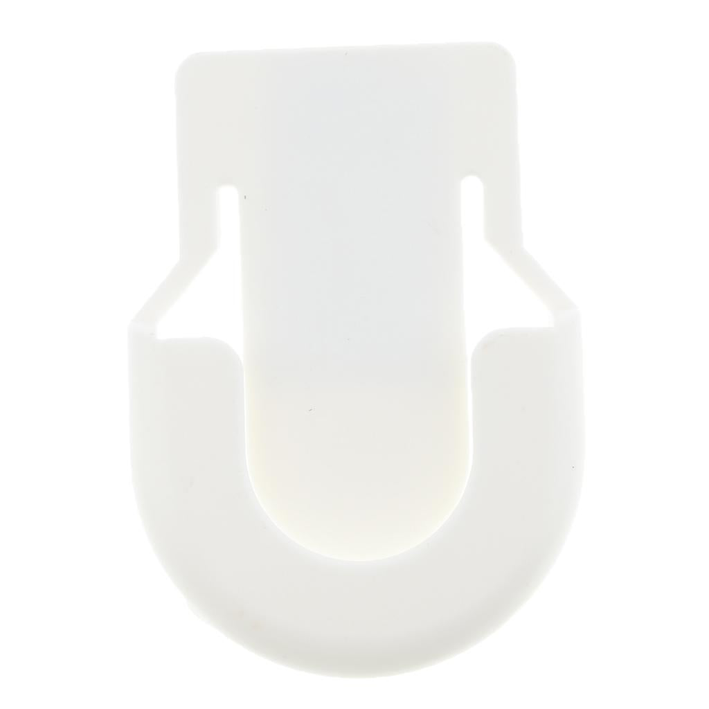 Universal Plastic Hip Clip Belt Clip Stethoscopes Holder Medical Care, White, 3.35 x 2.44 x 0.31 Inch