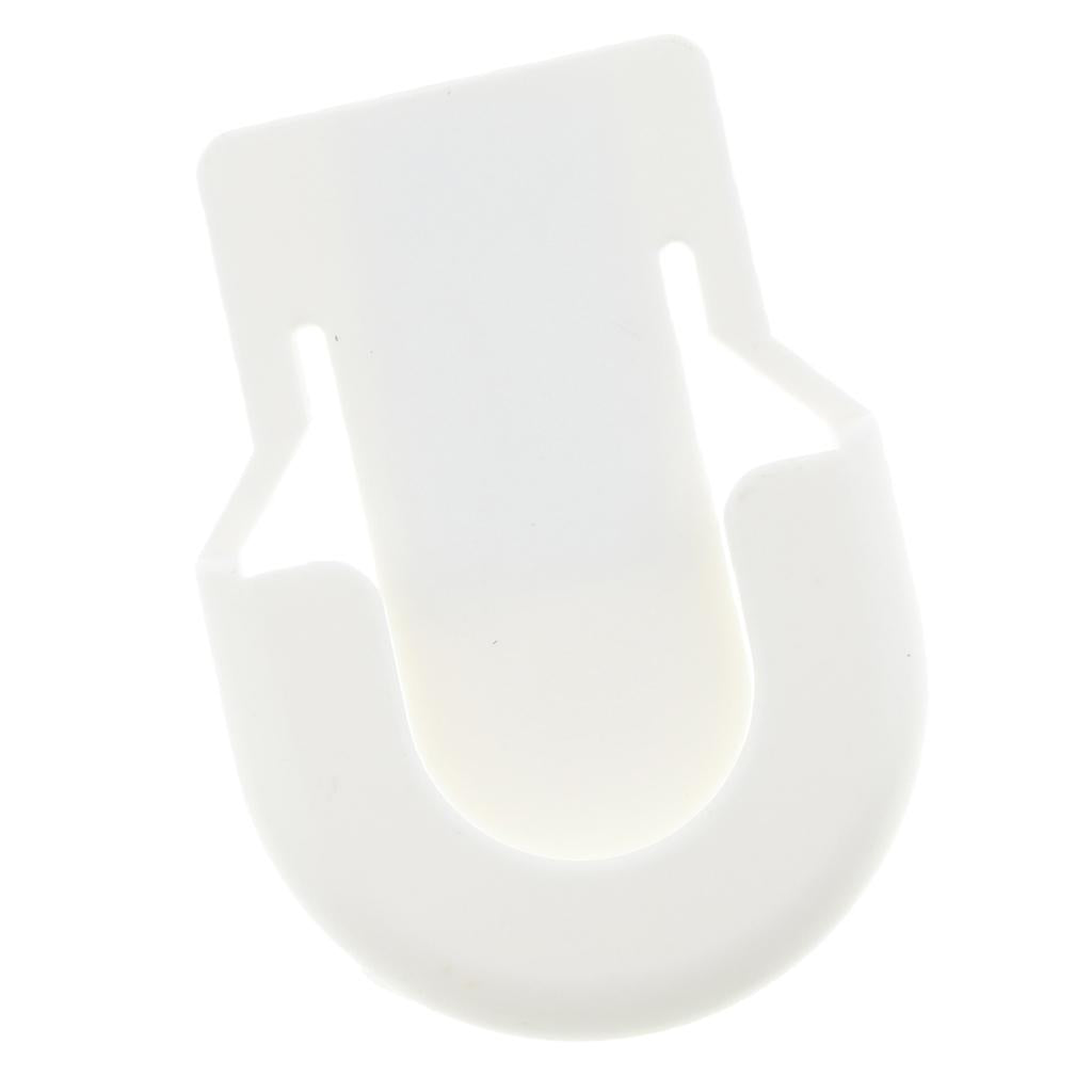 Universal Plastic Hip Clip Belt Clip Stethoscopes Holder Medical Care, White, 3.35 x 2.44 x 0.31 Inch