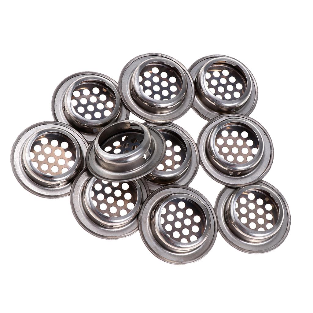 Stainless Steel Air Vent Louver Round Hole Air Vent Cover Louver 25mm