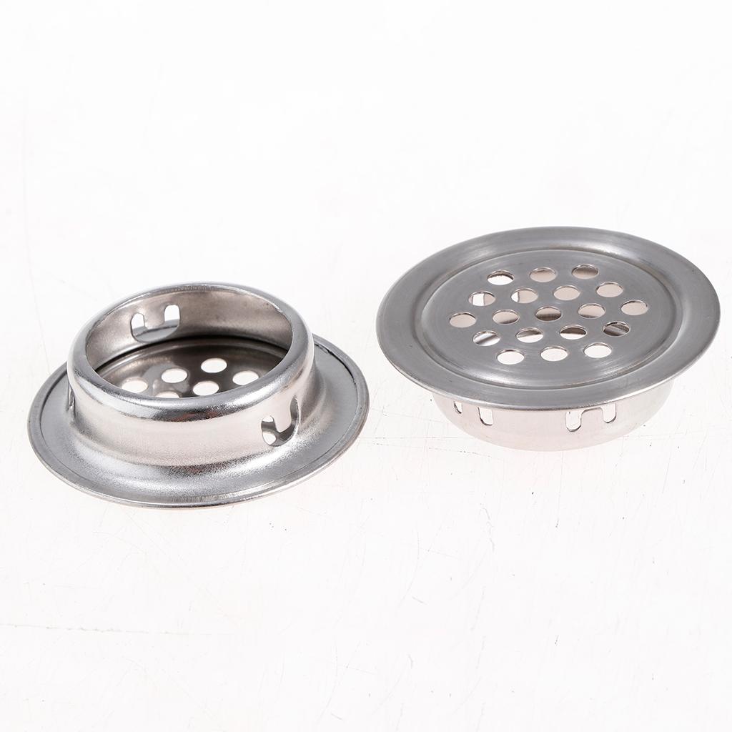 Stainless Steel Air Vent Louver Round Hole Air Vent Cover Louver 25mm