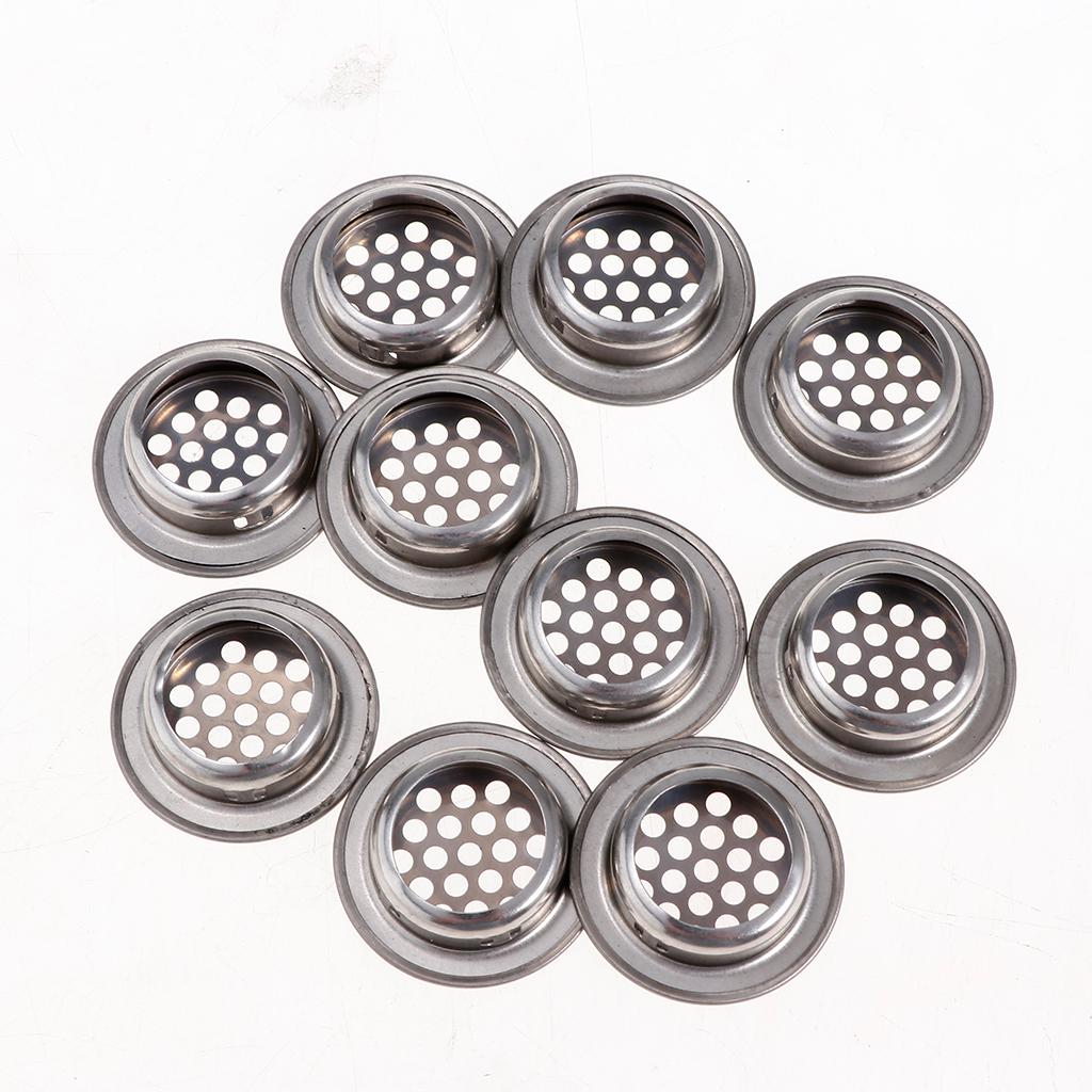 Stainless Steel Air Vent Louver Round Hole Air Vent Cover Louver 25mm