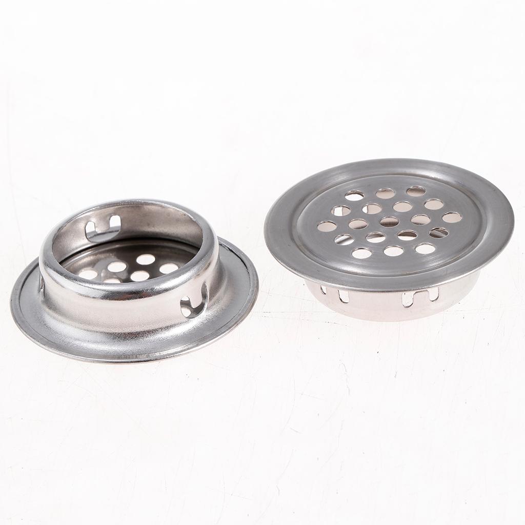 Stainless Steel Air Vent Louver Round Hole Air Vent Cover Louver 29mm