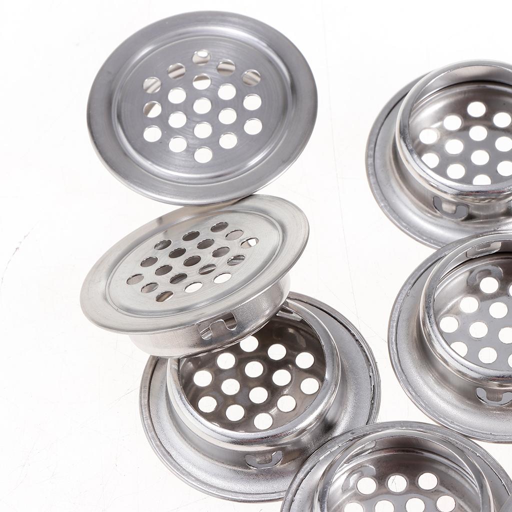 Stainless Steel Air Vent Louver Round Hole Air Vent Cover Louver 29mm