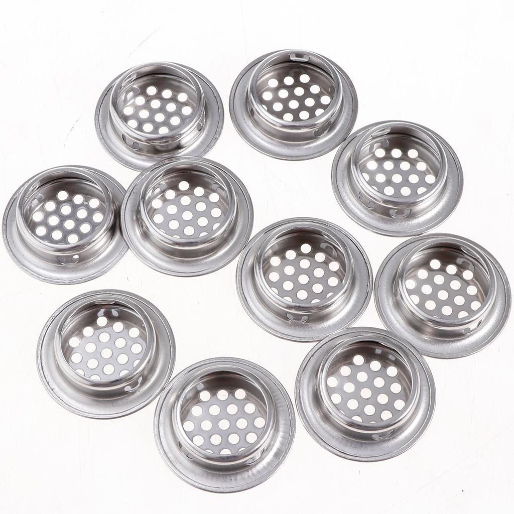 Stainless Steel Air Vent Louver Round Hole Air Vent Cover Louver 29mm