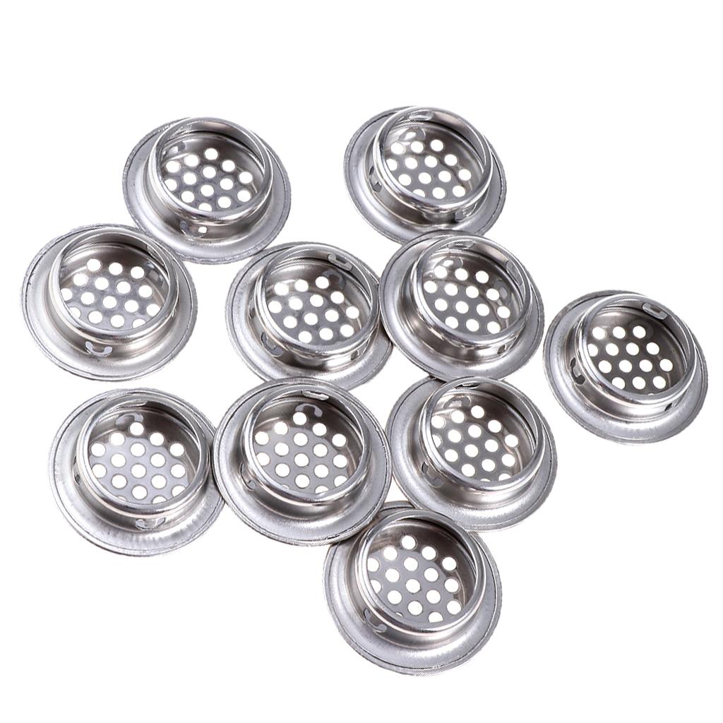 Stainless Steel Air Vent Louver Round Hole Air Vent Cover Louver 29mm