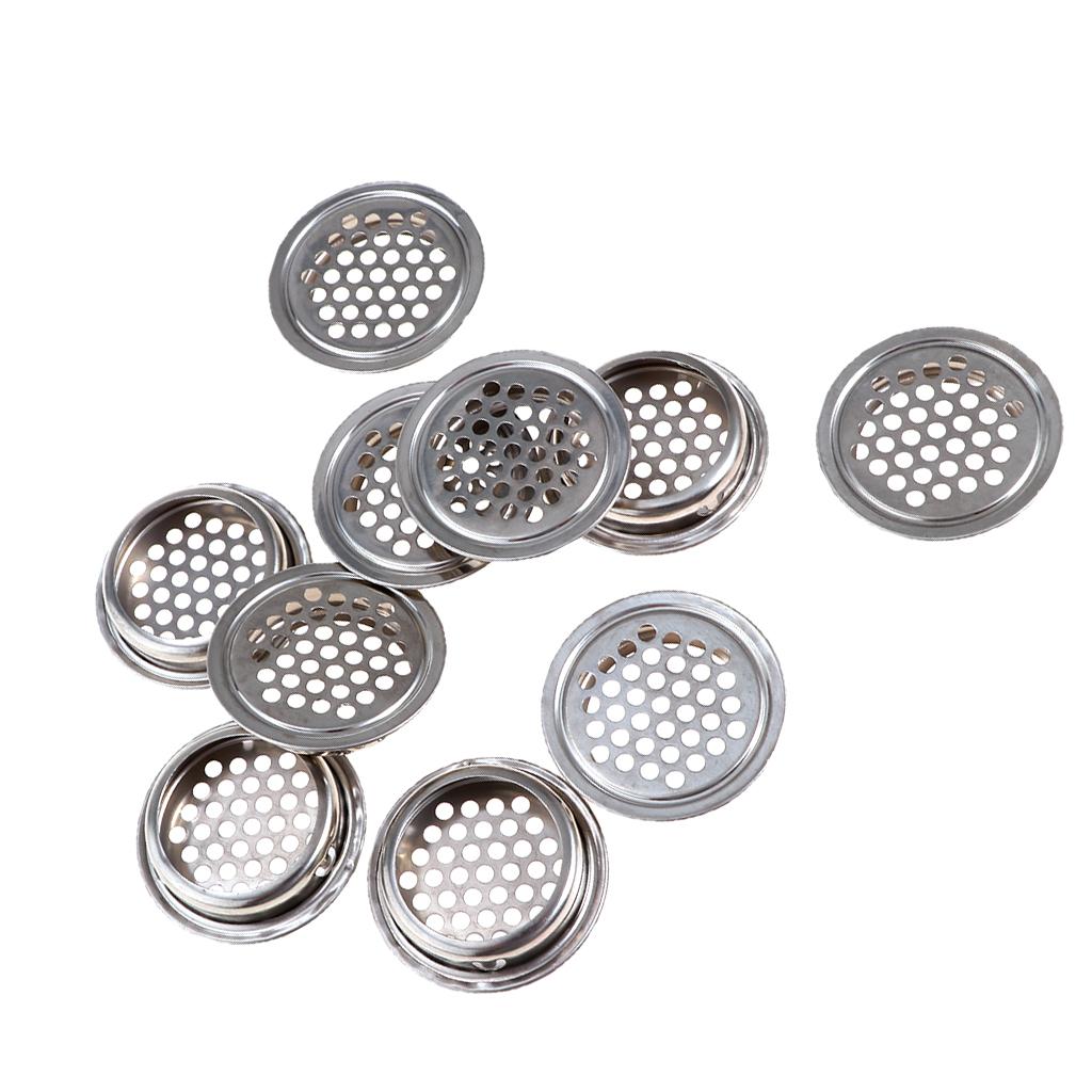 Stainless Steel Air Vent Louver Round Hole Air Vent Cover Louver 35mm