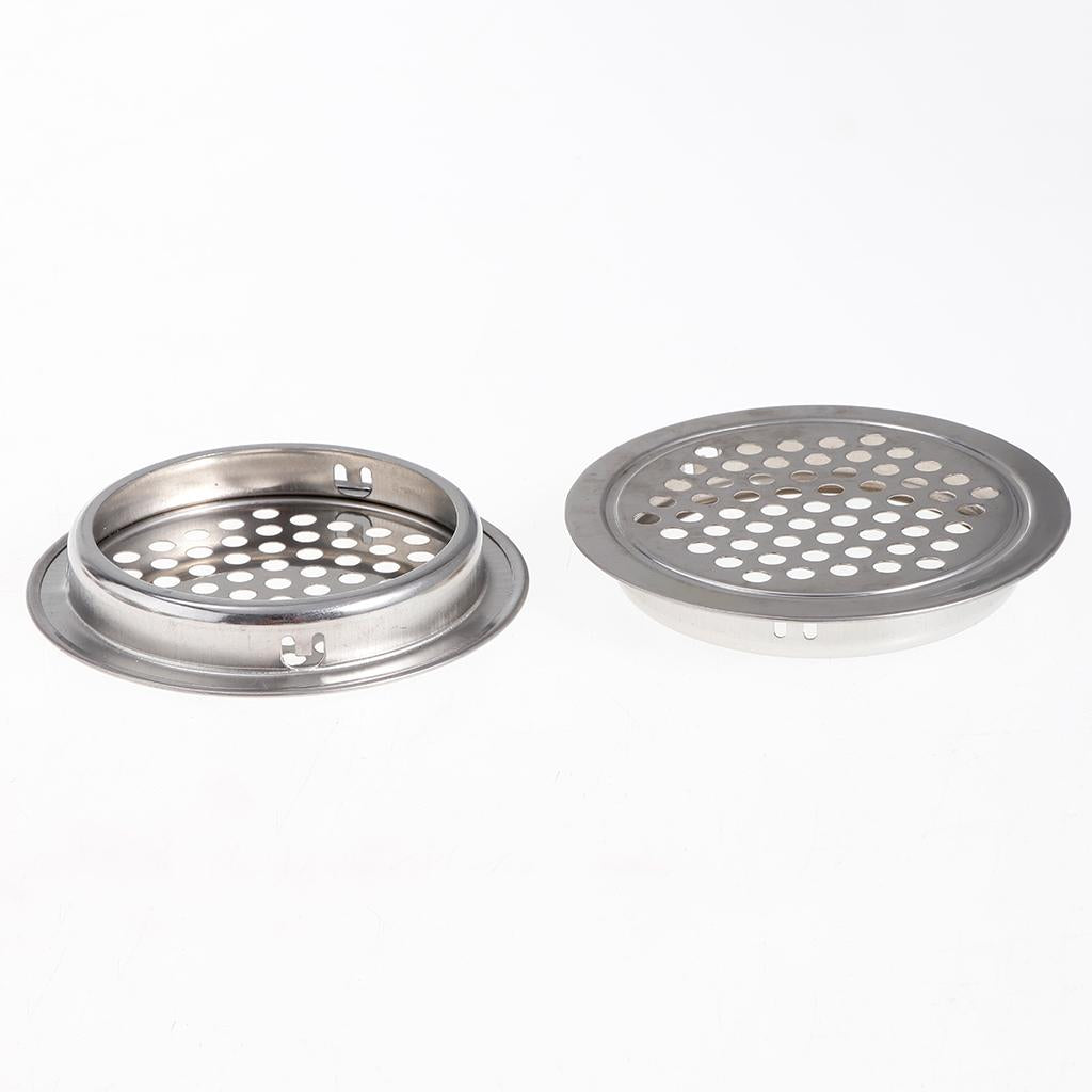 Stainless Steel Air Vent Louver Round  Hole Air Vent Cover Louver 53mm