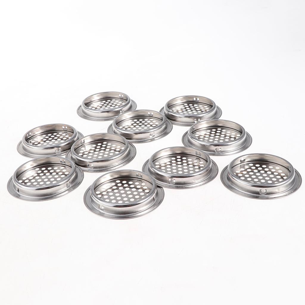 Stainless Steel Air Vent Louver Round  Hole Air Vent Cover Louver 53mm