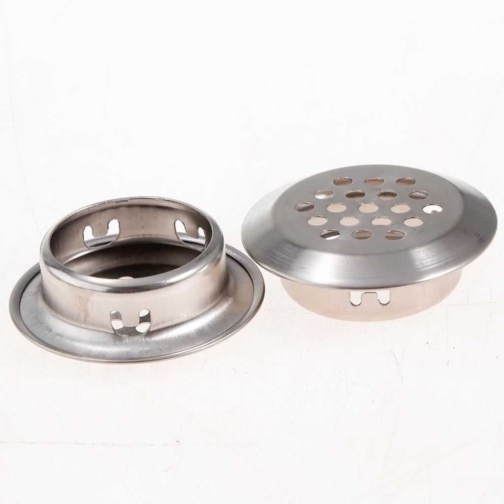 Cabinet Air Vents Cover Stainless Steel Round Vent Mesh Hole Louver 29mm