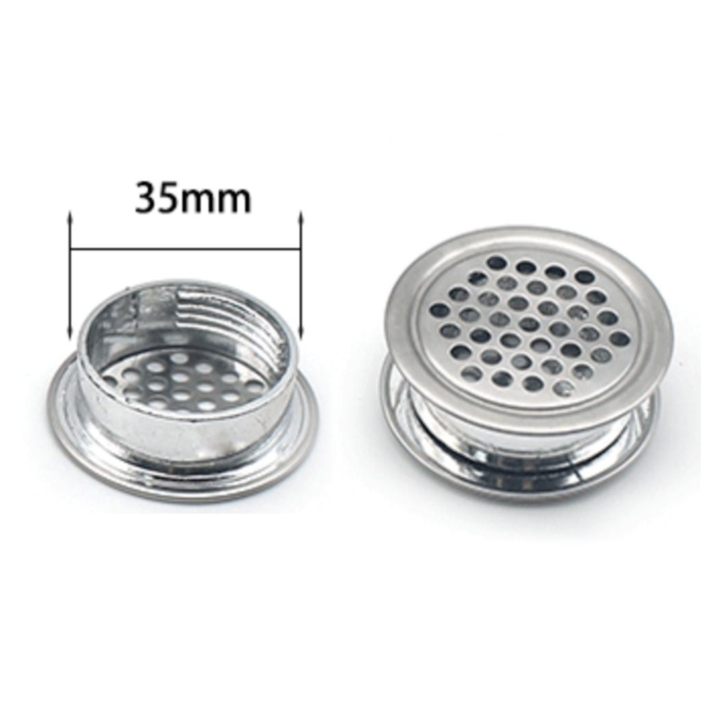 Stainless Steel Air Vent Louver 35mm Round Cabine Hole Air Vent Cover Louver