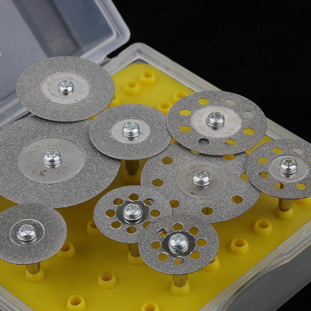 10Pcs Diamond Cutting Discs Cut-off Wheel Set for Rotary Tool