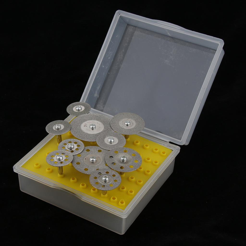 10Pcs Diamond Cutting Discs Cut-off Wheel Set for Rotary Tool