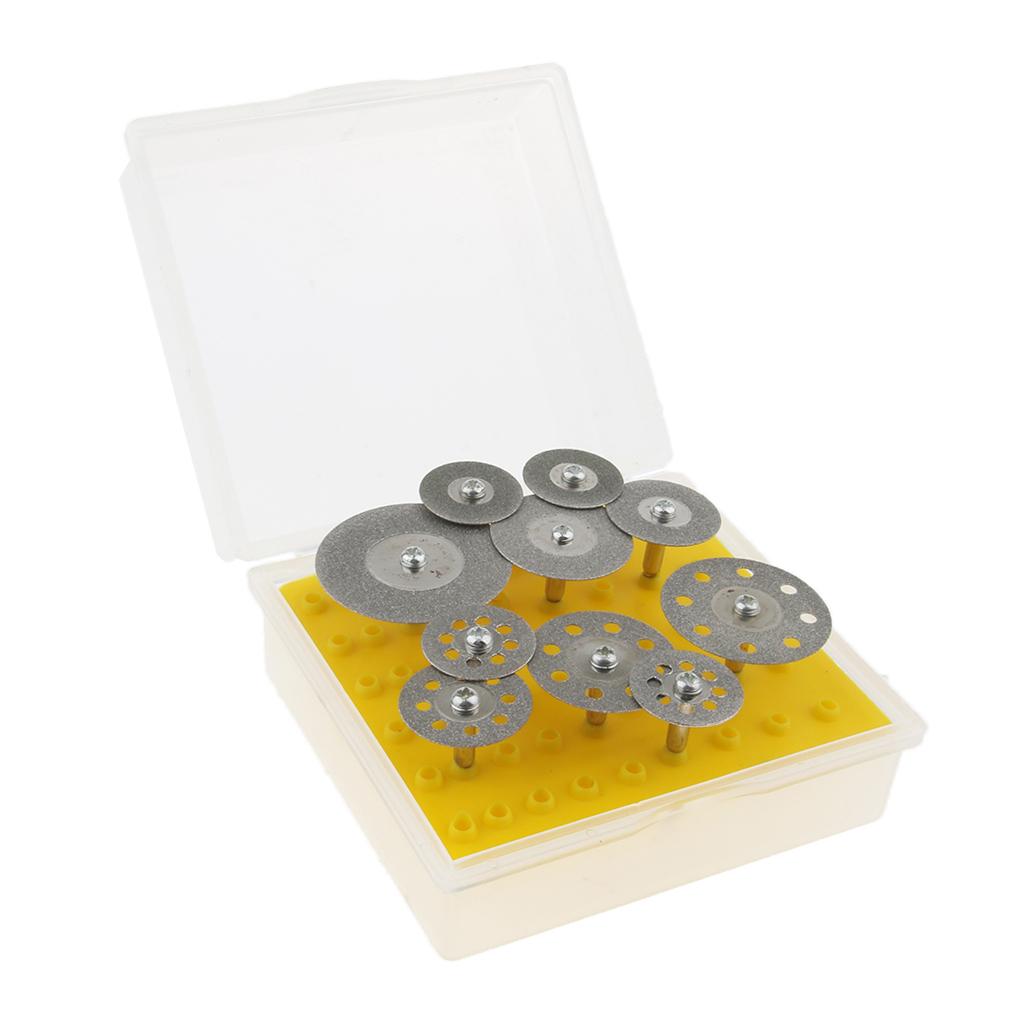 10Pcs Diamond Cutting Discs Cut-off Wheel Set for Rotary Tool