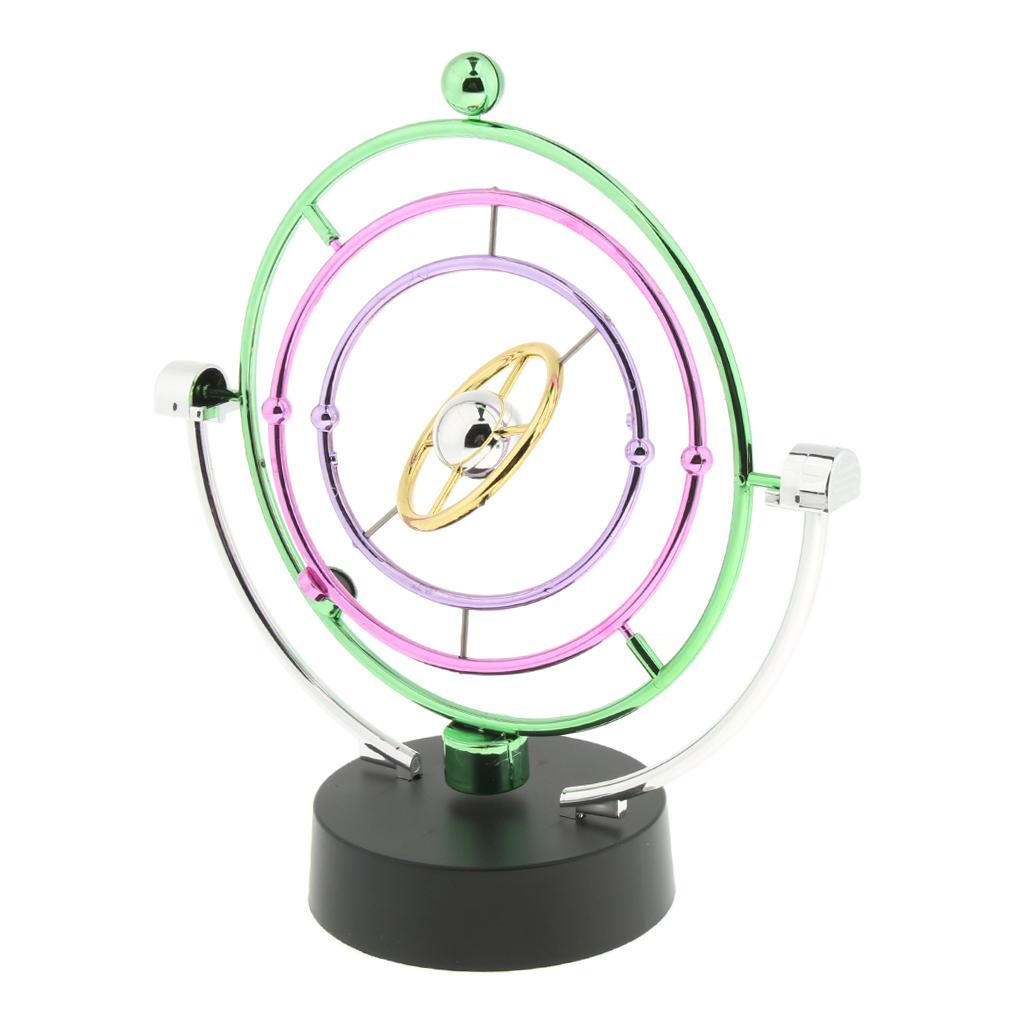 Revolving Balance Ball Perpetual Motion Desk Home Decor Physics Science Toys