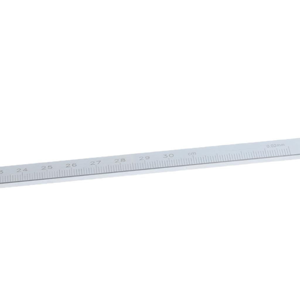 Metric Vernier Depth Gauge 0.02cm Resolution, Stainless Steel 0-300mm