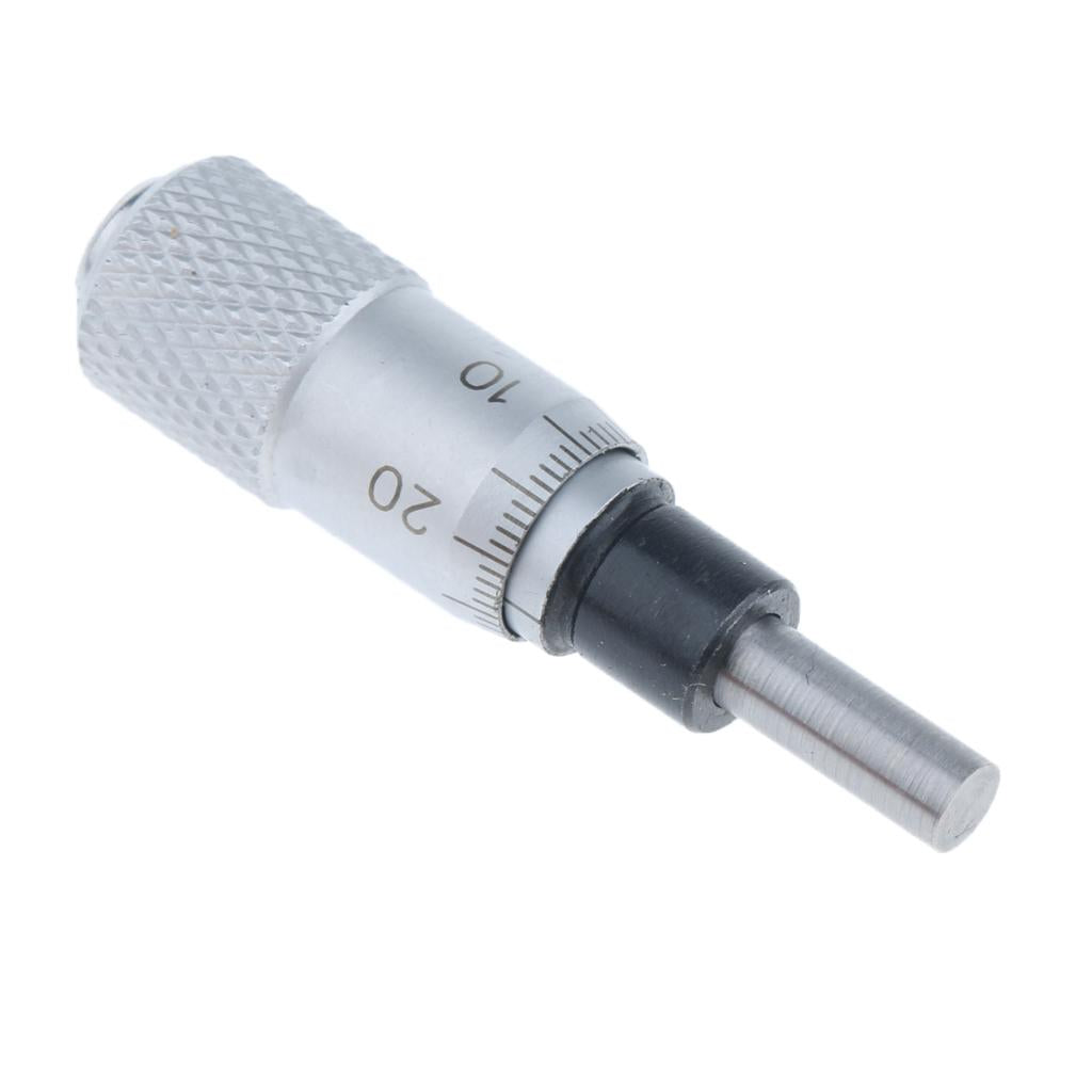 Micrometer Head Stop Spindle Lock, Metric, Flat Face, 0-6.5mm, graduation: 0.01 mm, with a clear scale