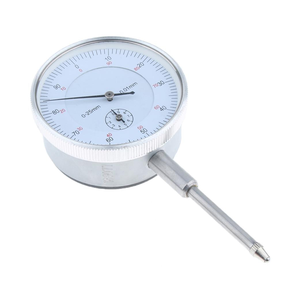 Precision Dial Test Indicator with Pointer Precise Measuring, Metric, 0-25mm