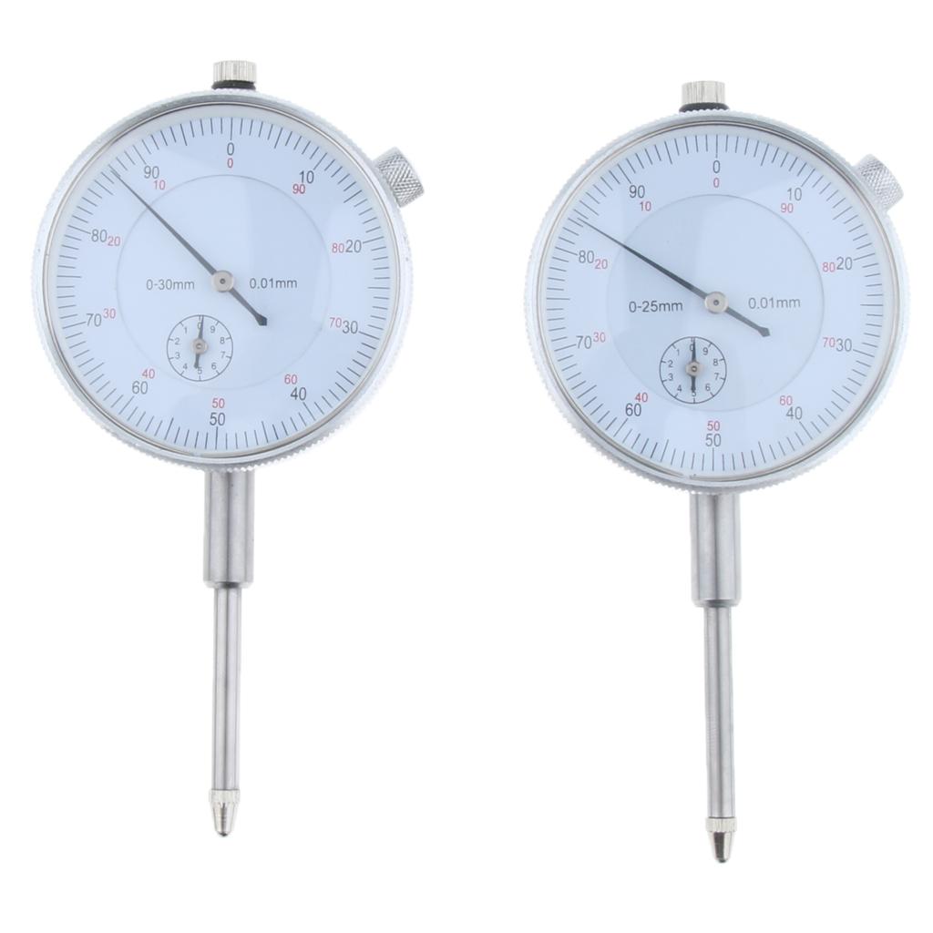 Precision Dial Test Indicator with Pointer Precise Measuring, Metric, 0-25mm
