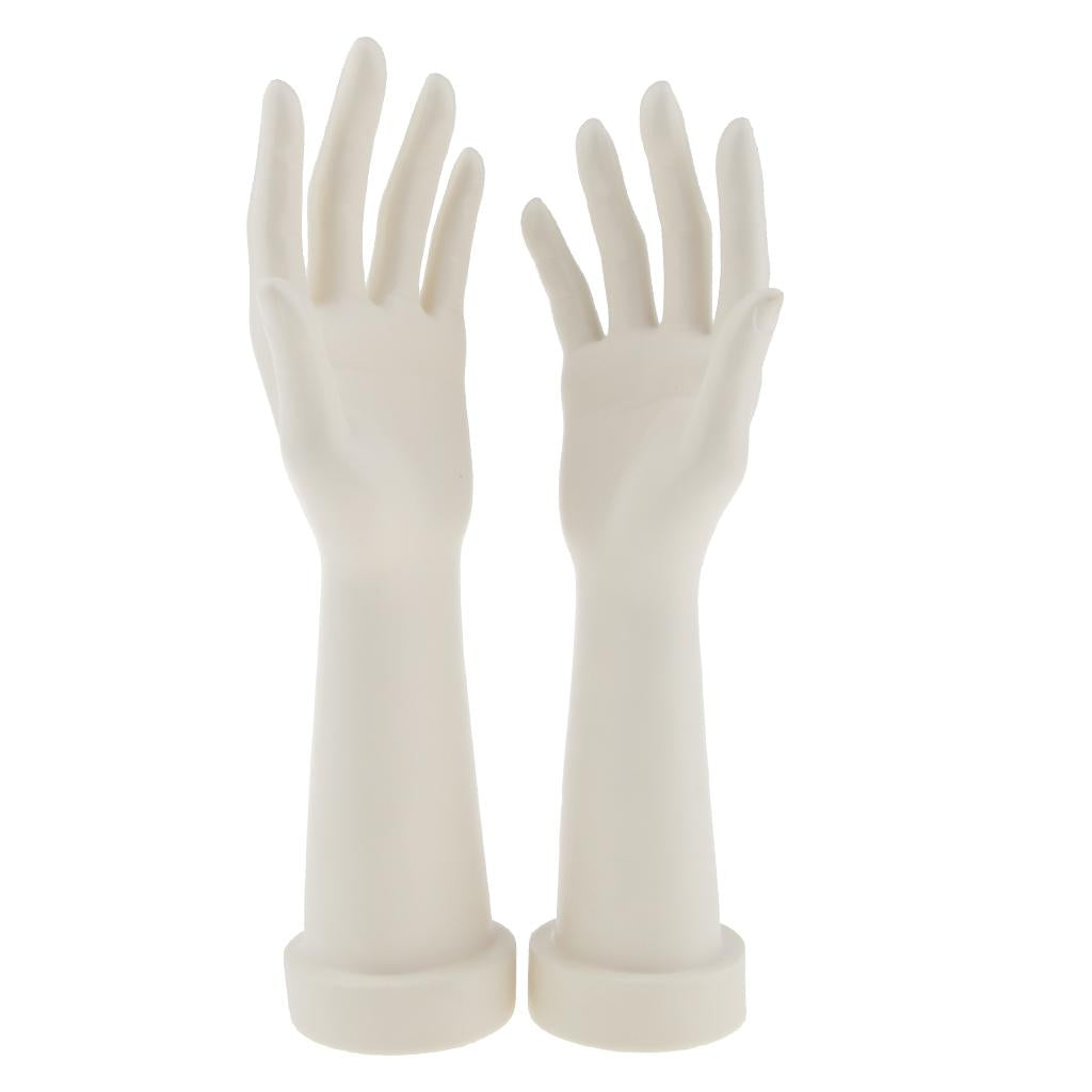 Set of 2 Pcs Female Adult Left & Right Hand Mannequin Women Display Molds
