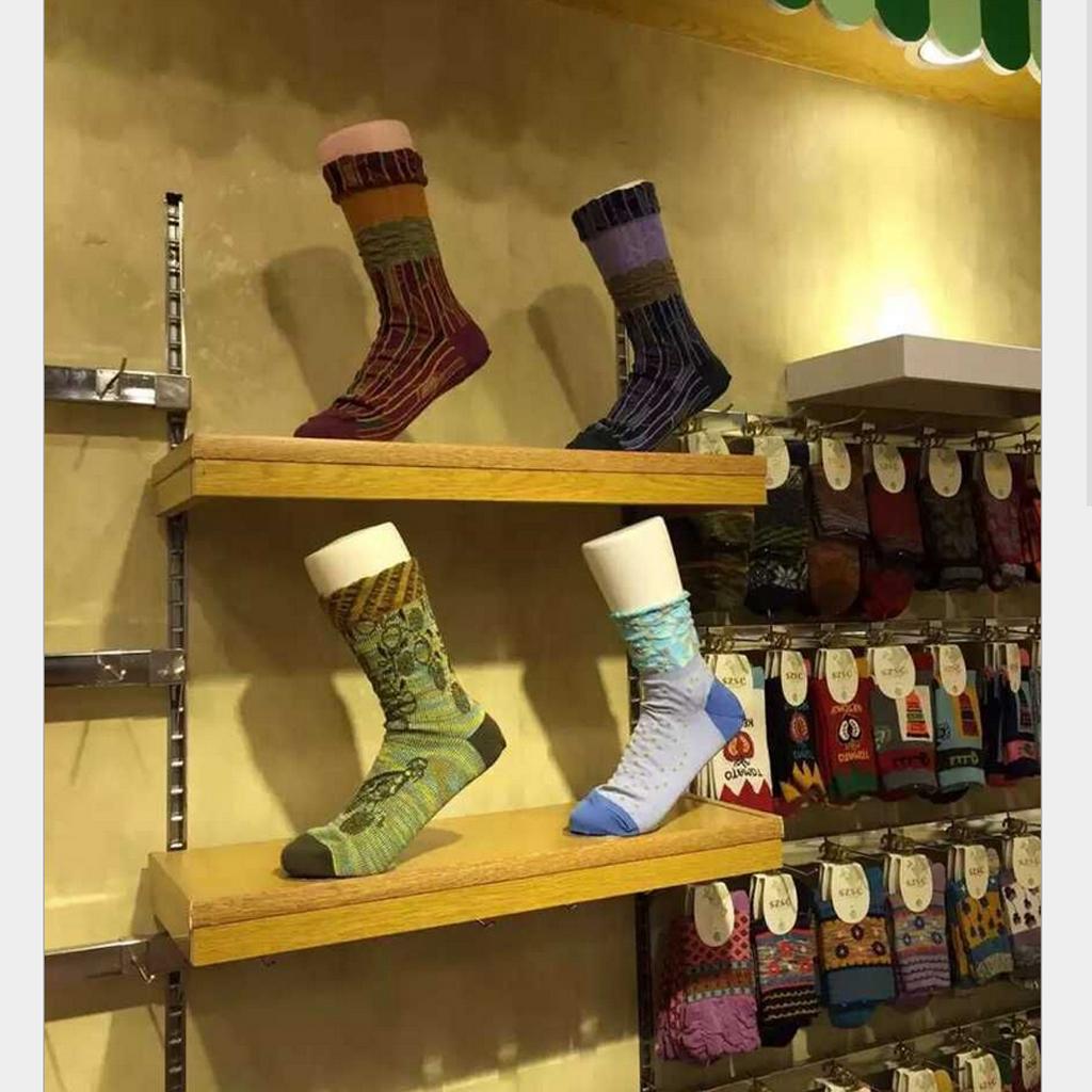 Skin Color Foot Mannequin Female Feet Model Sock Sox Display Upside Down